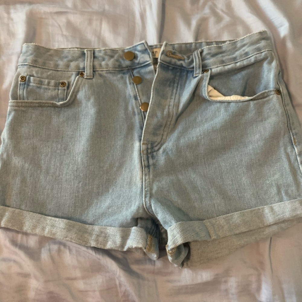 Light Wash denim shorts